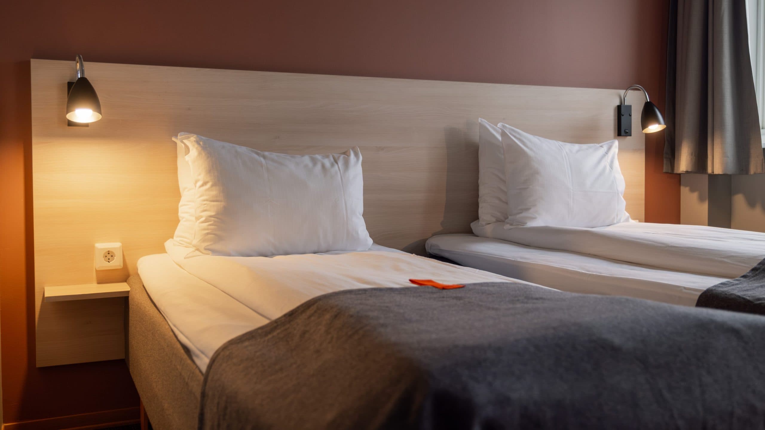 Picture of beds in twin room at Citybox Oslo