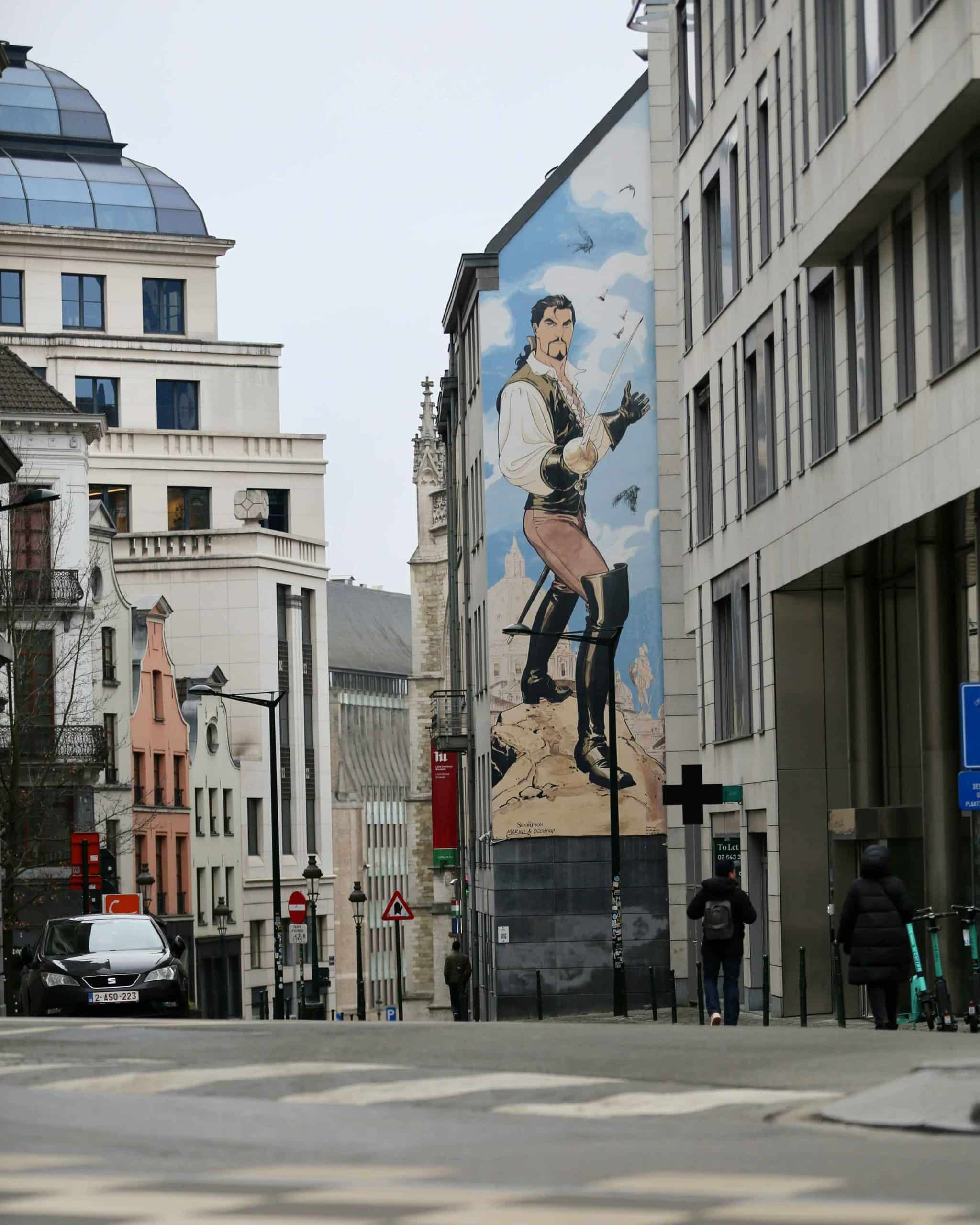 Sarjakuvapolku Brysselissä